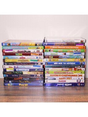 Mixed Lot of 29 DVDs - Kids Movies